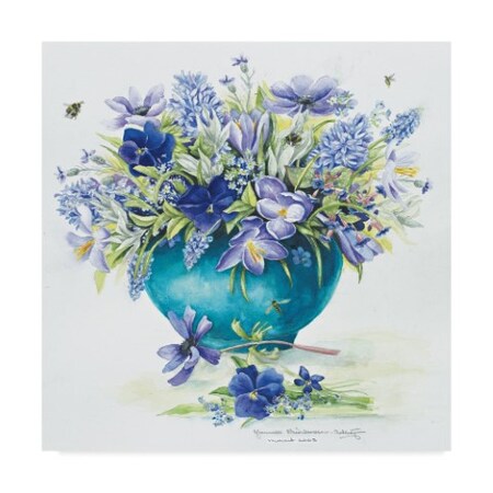 Janneke Brinkman-Salentijn 'March Bouquet' Canvas Art,35x35